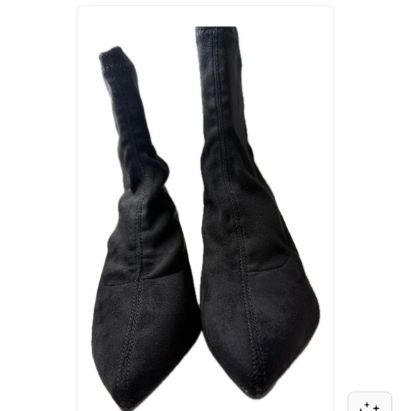 Lulu's Black Heeled Boots - Picture 4 of 5